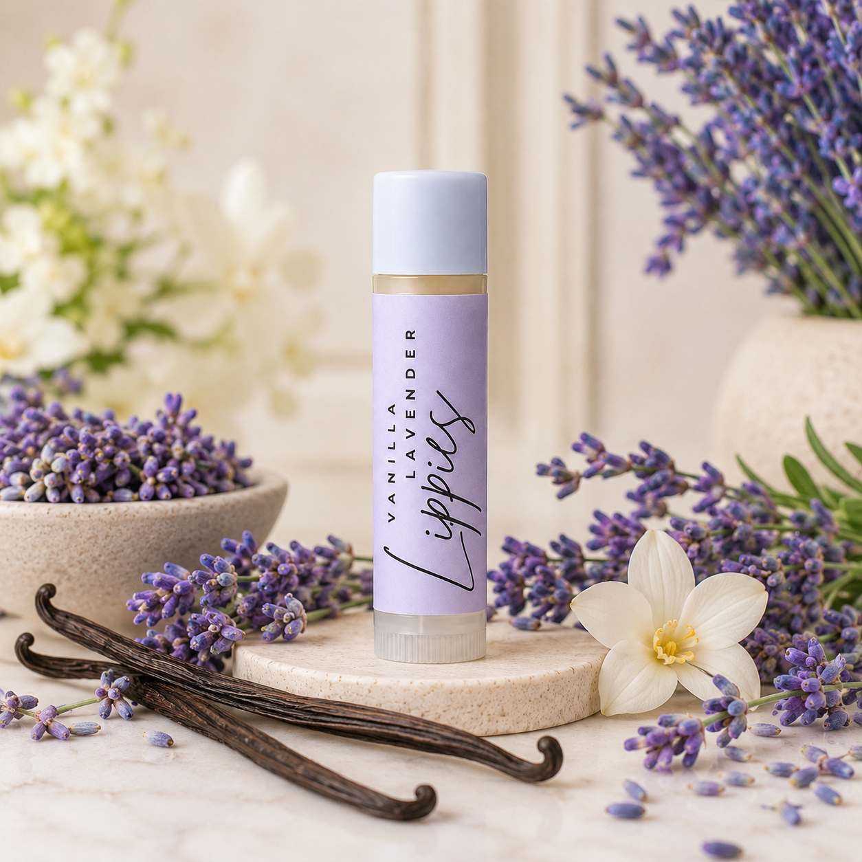 Vanilla Lavender Lippies - Lip Balm - Image 2