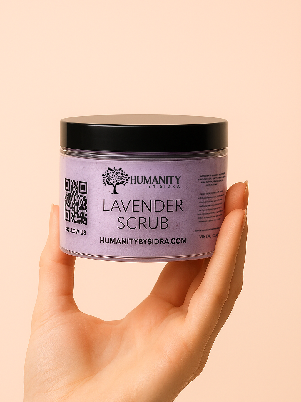 7 oz Foaming Hand and Body Scrub - Lavender