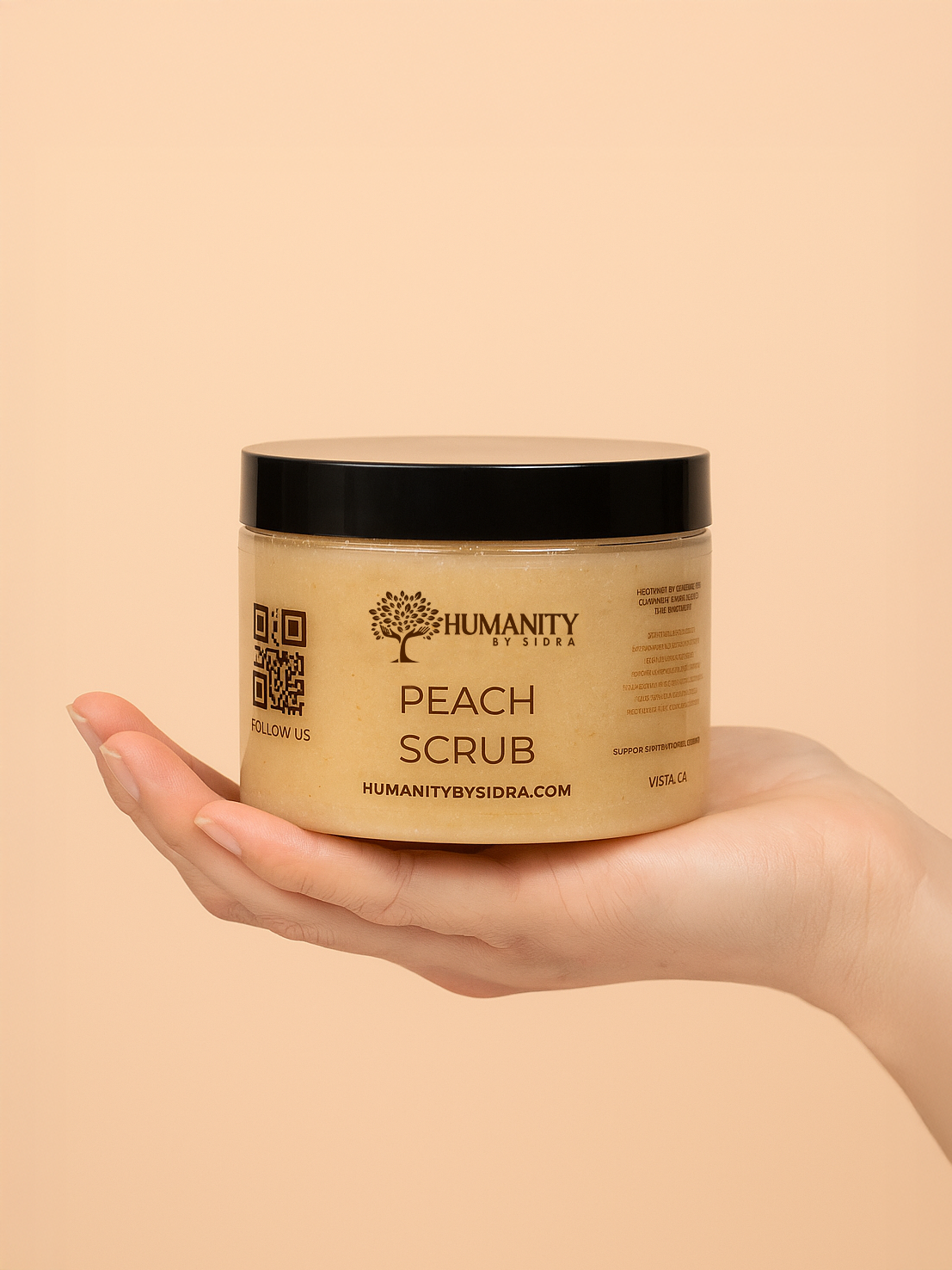 8.5 oz Whipped Hand & Body Scrub - Peach