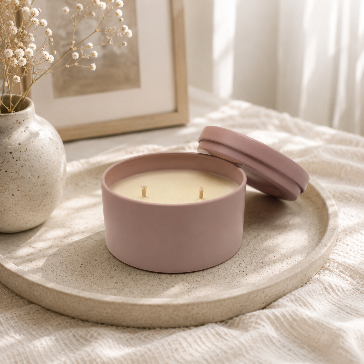 5 oz Candle - Rosewood - 100% Soy Wax