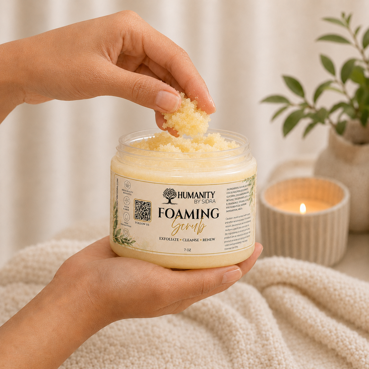 7 oz Foaming Hand and Body Scrub - Aloha - Image 2