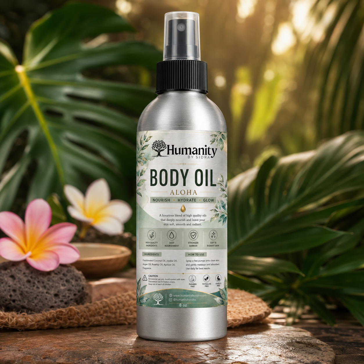 8 oz Body Oil Mist - Aloha