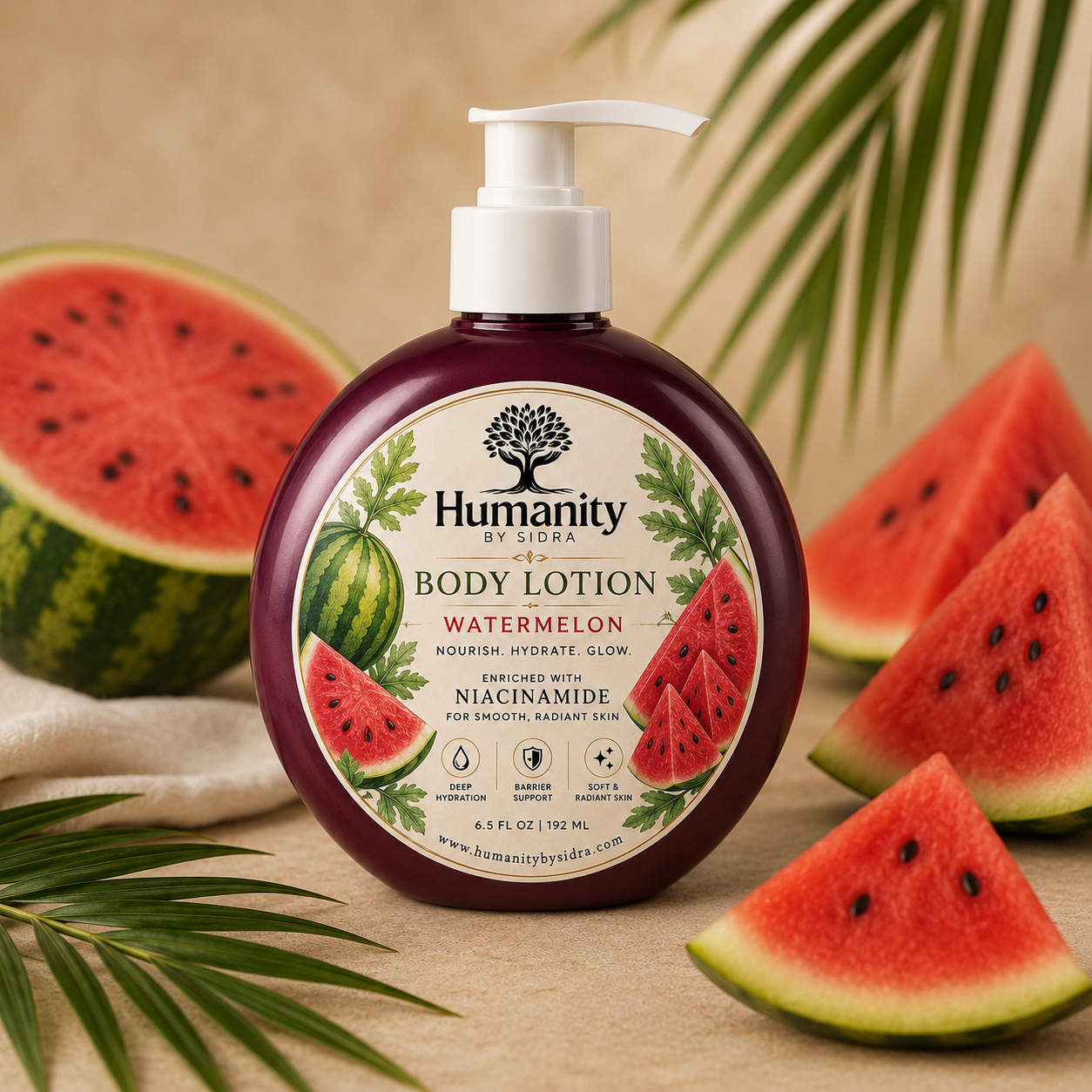 Hand and Body Lotion with Niacinamide - Melon