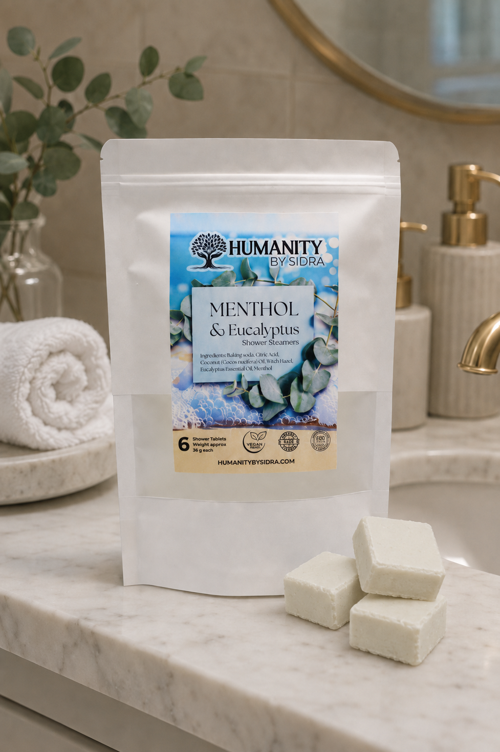 Menthol & Eucalyptus Menthol Shower Steamers